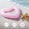 Heart Pool Float, Heart Shaped Summer Swimming, 2 Pack, 120 cm Diameter - Pink